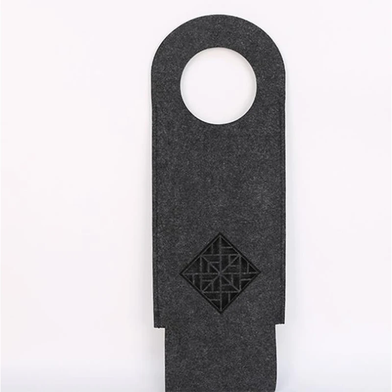 factory direct sale low cost fabric felt wine bottle bag