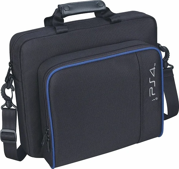 

Black Big Capacity Shoulder Bag Travel Carry Case For PS4 Gaming Accessories