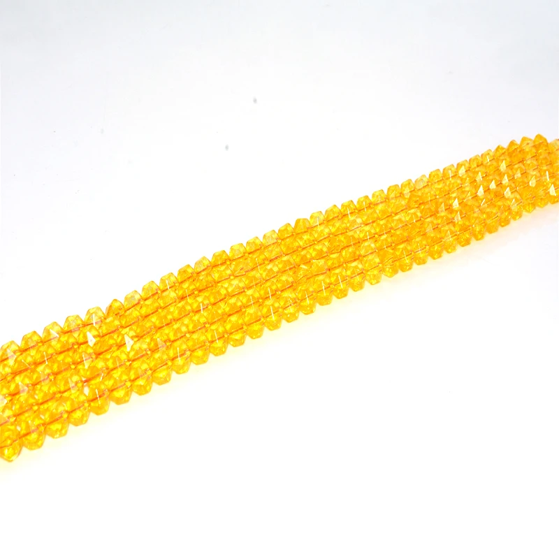 

NAPOLN Trade Insurance High Quality 6/8/10mm Natural Dyed Faceted Citrine Beads, Yellow