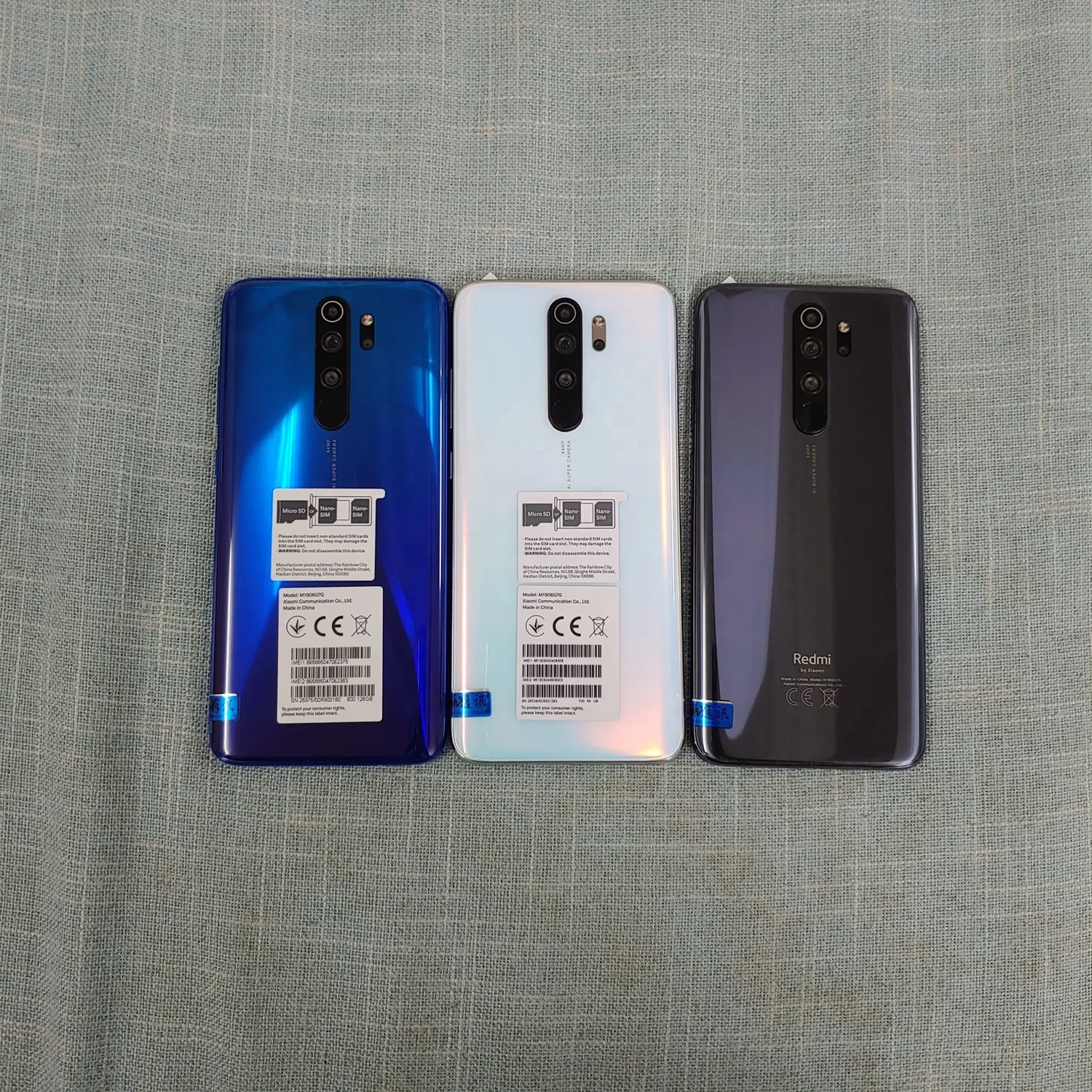 

Original refurbished phone Note 8 Pro 6+128GB note5 note7pro 9T 8A 5g mobile phone 10 pro, Black,bule , ,red