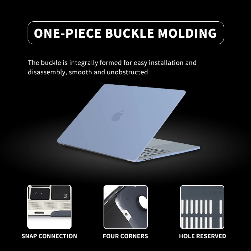 Waterproof Clear Laptop Plastic Case Protective Hard Laptop Case For