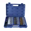 Auto wire 38 Piece Set Stainless Steel Brass Nylon Extension Bar 1/4in Hex Drill Shank Hand Spiral Engine Brush