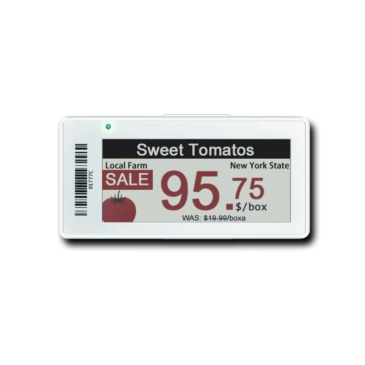 

SUNY 2.9 Inch Esl E-ink Price Tag Digital Shelf Label Epaper Display For Supermarket