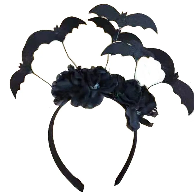 

Fashion wholesale Halloween spider hairy hairband spider head hoop with iron headband for party hair accessories, As picture