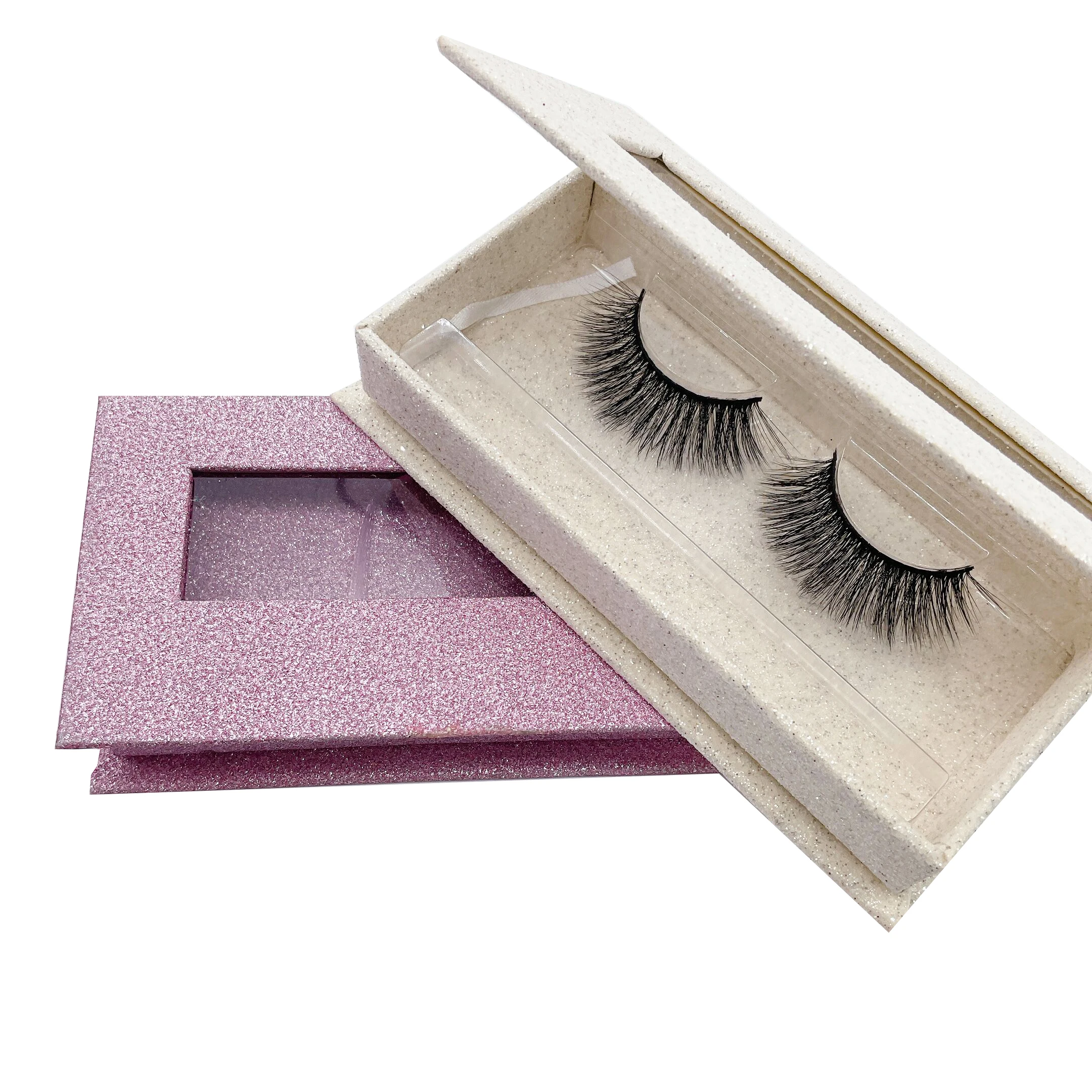 

2021 new arrival new style black short mink lashes cruelty free 3d mink eyelashes, Black color