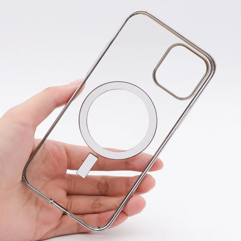 

Magnetic Transparent TPU Custom Phone Case Magnetic Phone Cover for iPhone Magnetic Case