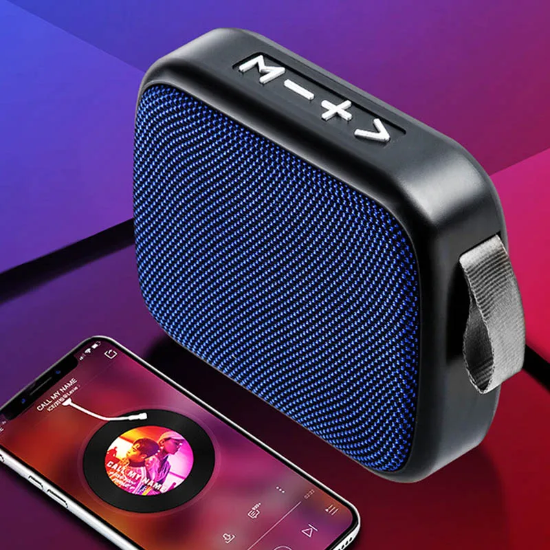 

Portable bt Speaker Box Hifi For Mobile Phone/Computer Wireless Waterproof 2020 Amazon Top Seller Mini Speaker, Black red blue camouflage