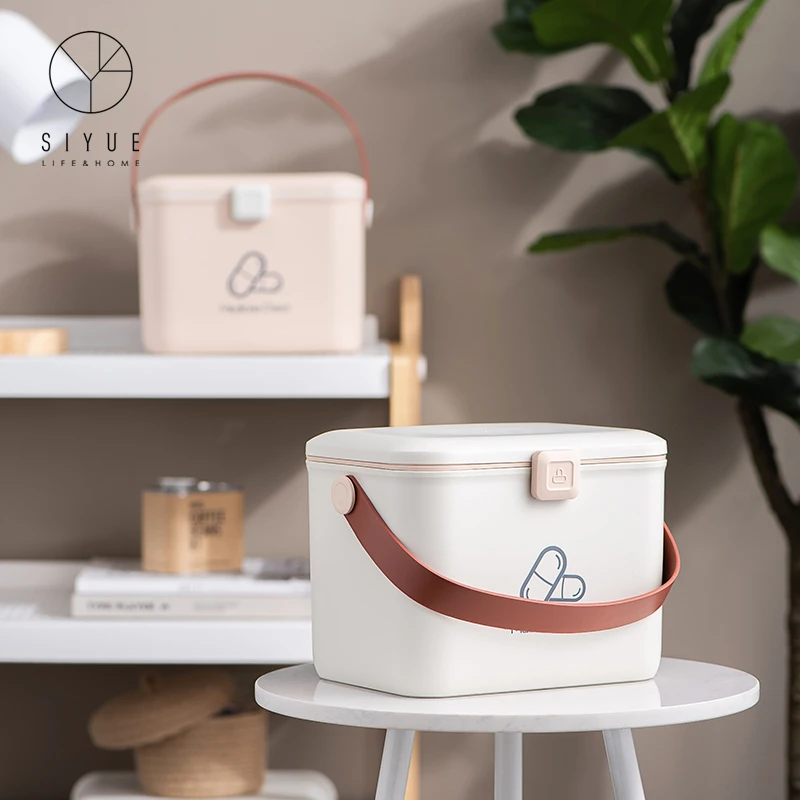 

New Style Home Square Medical Organizer Plastic Storage Boxes 3095, Each size three colors