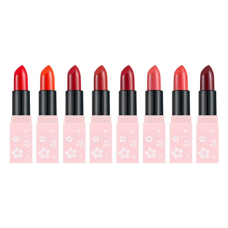 

factory wholesale Moisturizing makeup cosmetics long-lasting moisturizing glossy lipstick accept private logo lipstick, Multi colors