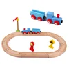 Wooden Train Set For Children
