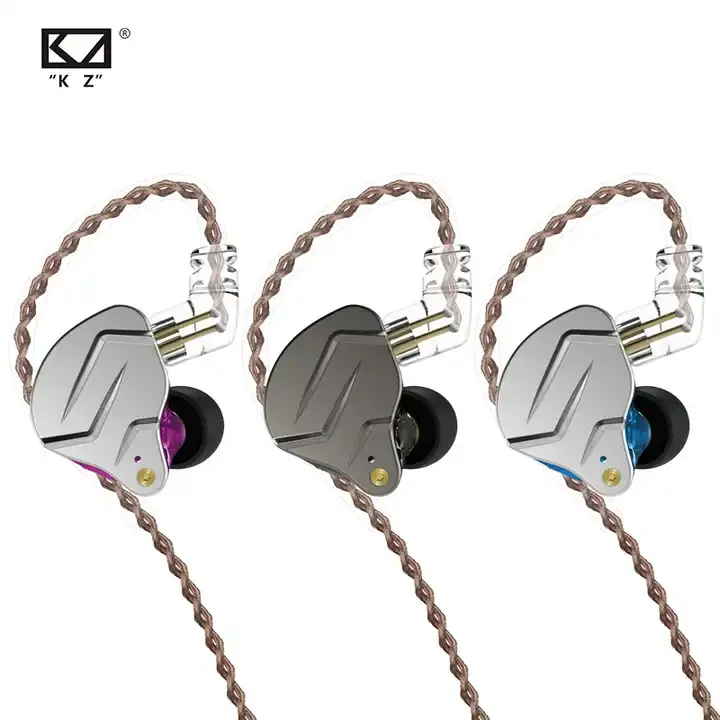 

Original KZ ZSN PRO Headphones 3.5mm Wired Stereo HiFi Bass Music In-Ear Noise Cancelling Sports Earbuds With Microphone