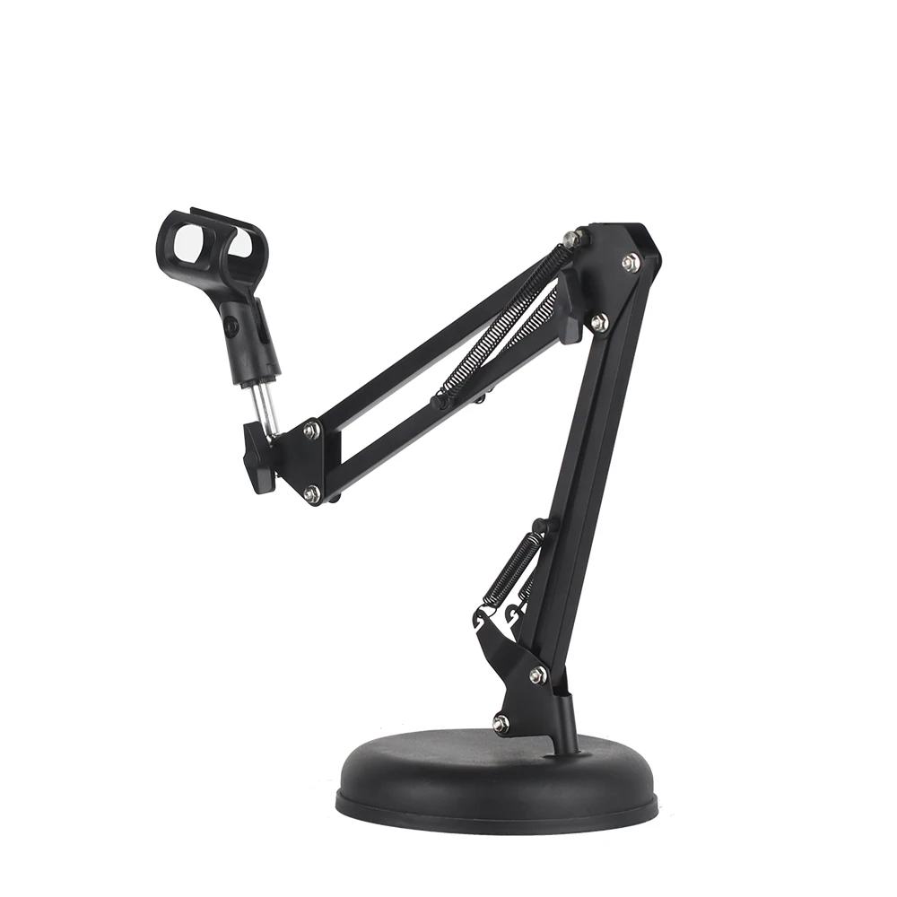 

Professional desktop Cantilever bracket microphone stand holder, Black