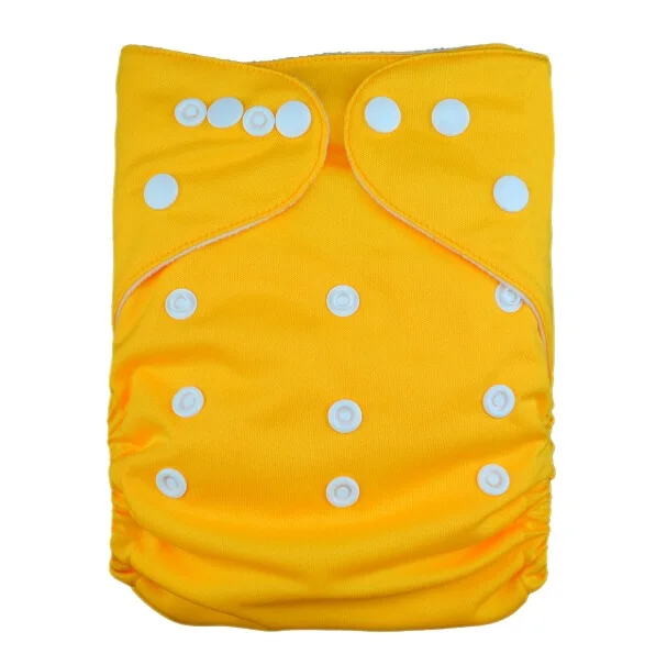 

YIFASHIONBABY manufacturer Cheaper Solid Color washable baby cloth diapers with Inserts