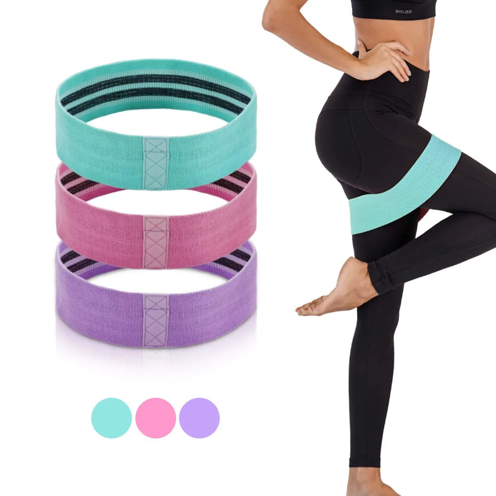 

Exercise Resistance Bands for Legs and Butt Upgrade Thicken 3 Levels Workout Bands Women Sports Fitness Squat Glut Bands