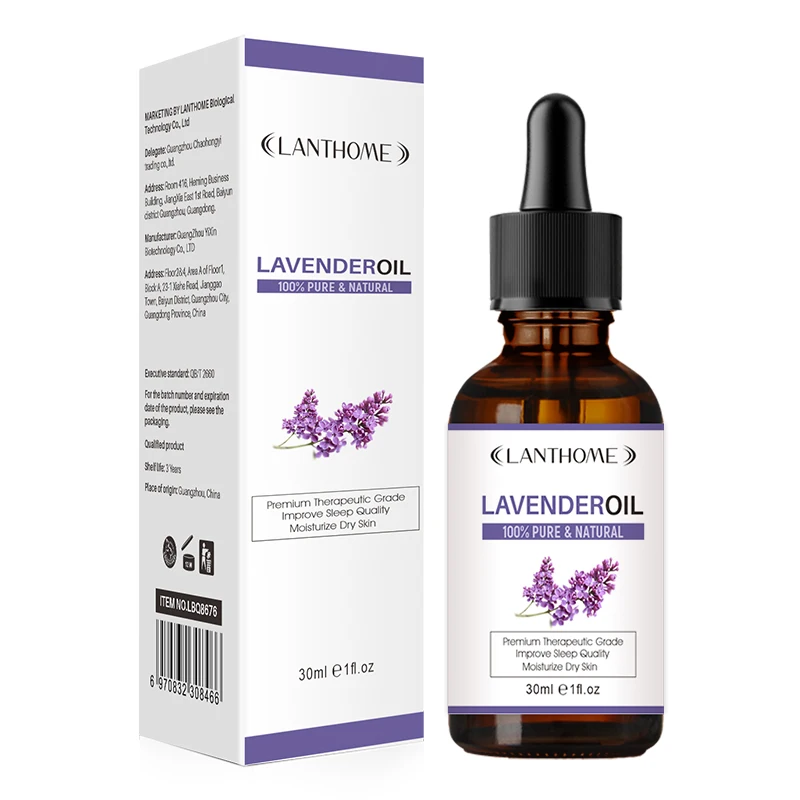 

Lanthome Wholesale Bulk difuser aromatherapy aroma organic natural 100% pure therapeutic grade lavender essential oil