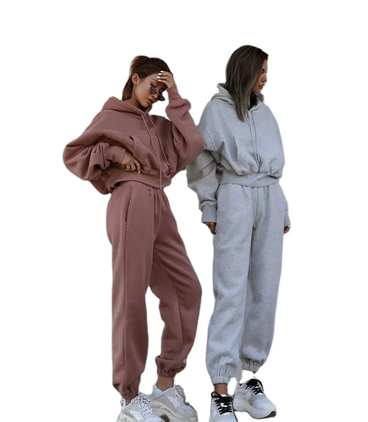 

Wears Casual Long Sets Women Two Piece Clothing 2 Piece Outfits Hooded