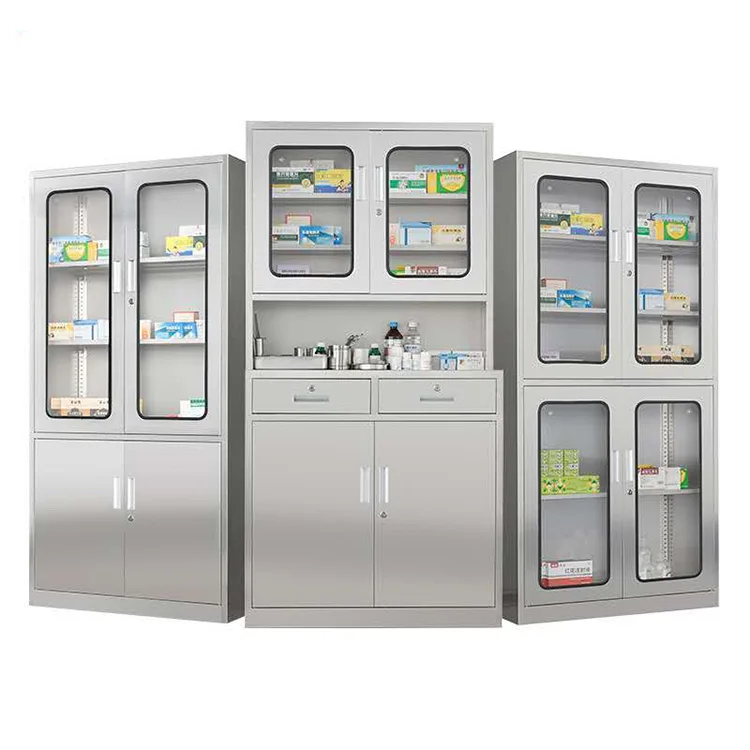 
304/201 Stainless steel instrument cabinet hospital medical instrument cabinet 