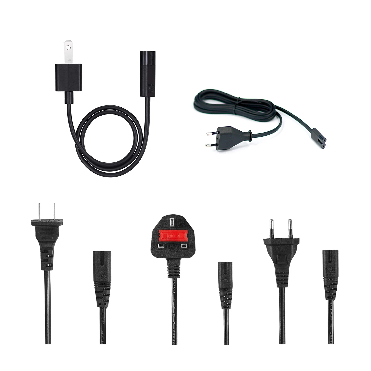 110v 220v Extension Power Cord Laptop Power Cord Cable Dc Cable