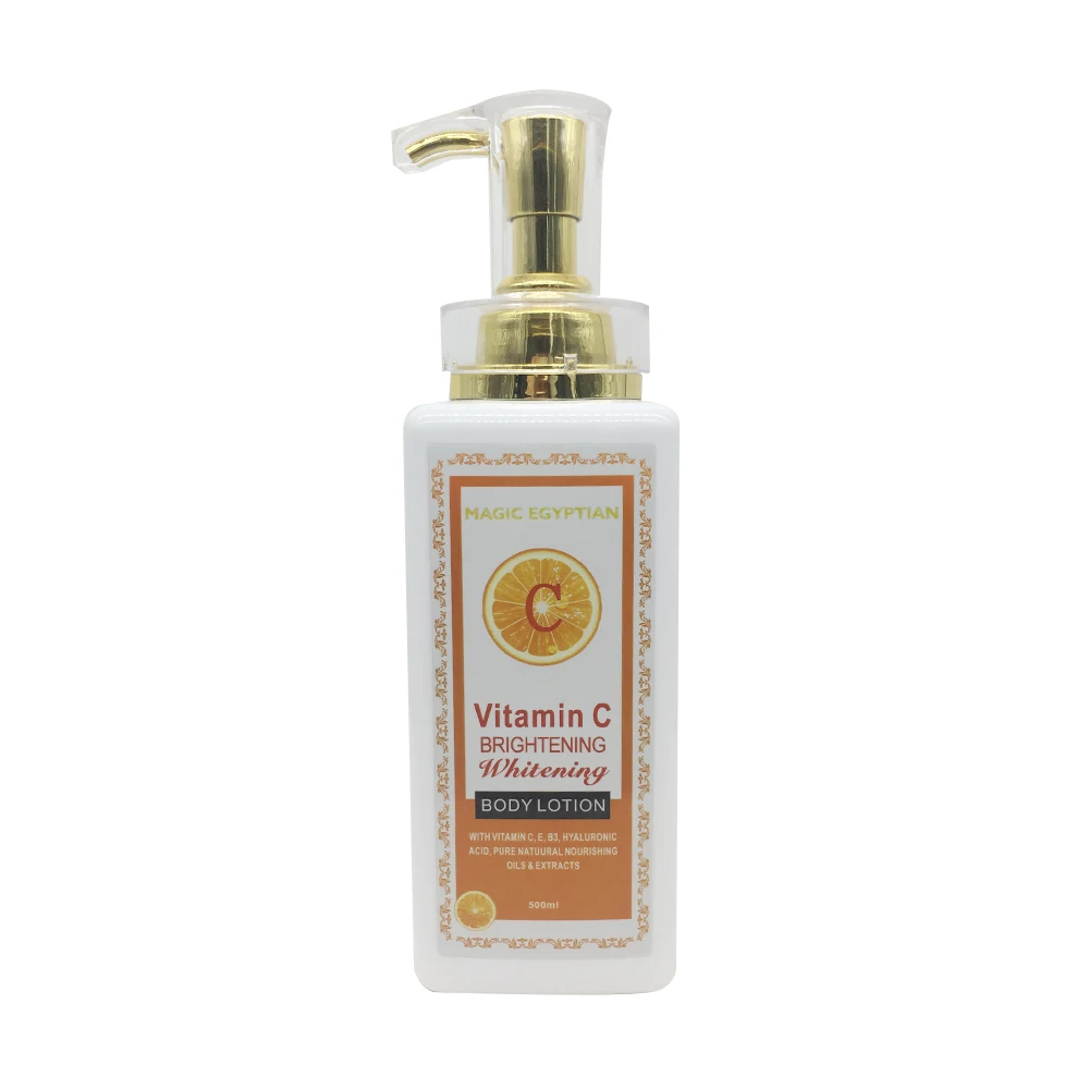 

Vitamin C Brightening Whitening Body Lotion Miracle Power Lightening Collagen Lotion 500ml Smooth Soft Skin