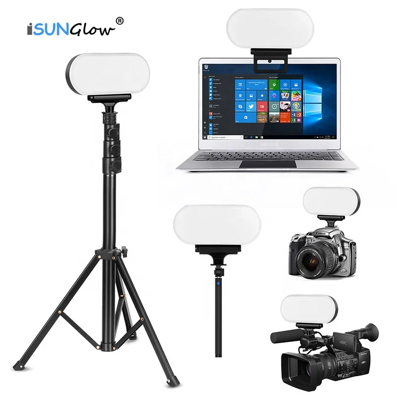 

Desktop Laptop Computer Digital Camera Fill Light Video Conference Webcam Lamp LED Video Light Makeup Lamp Photography Light Kit