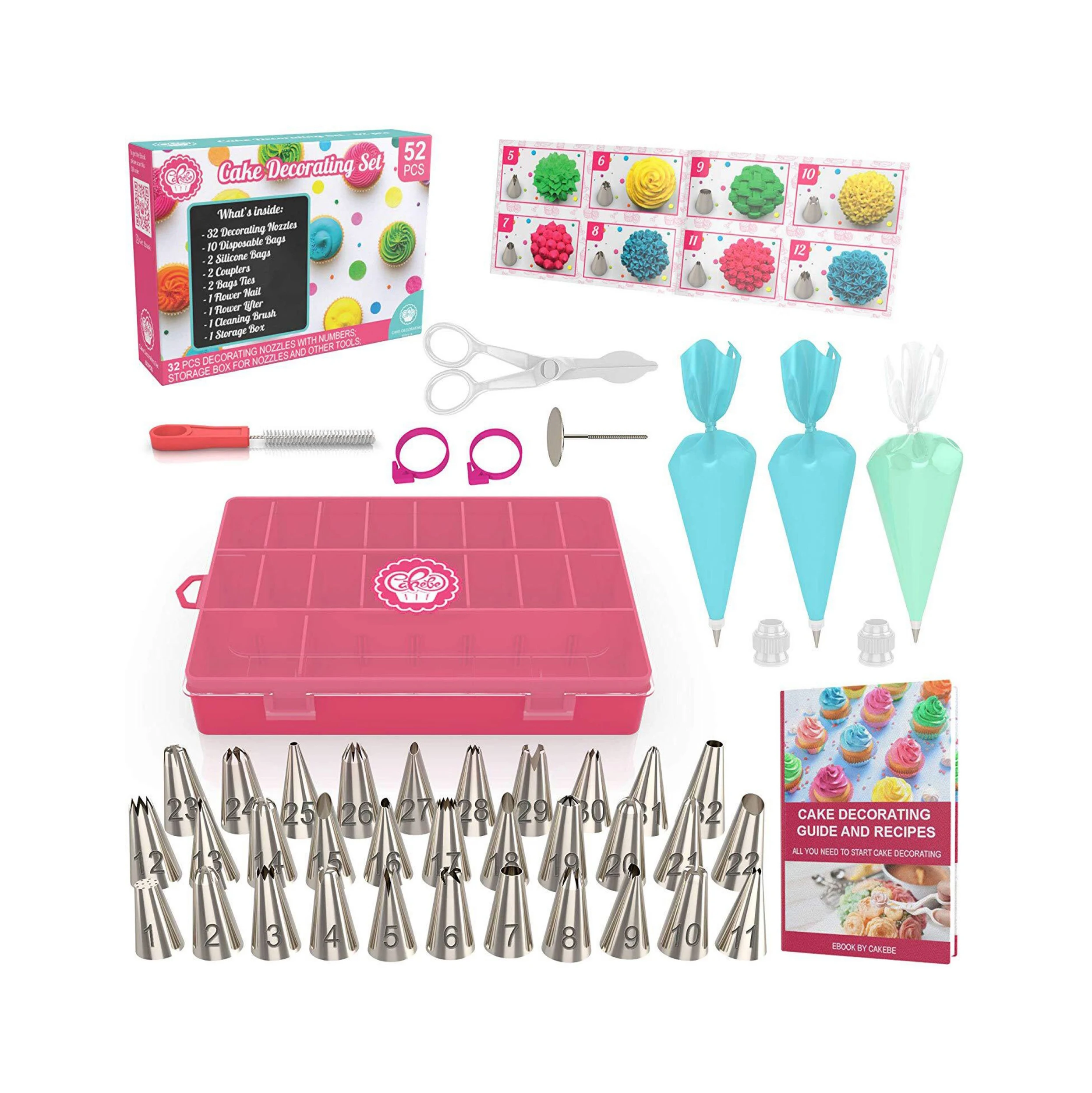 

Stainless steel Cakes Nozzles Decorating Icing Piping Nozzles Set tips sets / cake Decorating Tips Set