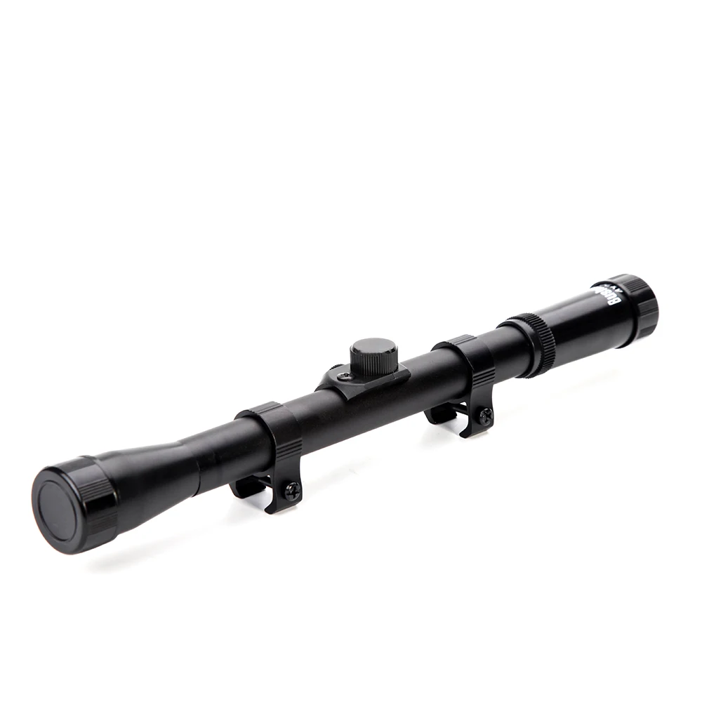 

4X20 Telescopic Scope Sight Hunting Scopes for 22 caliber Rifles and Air Guns, Black