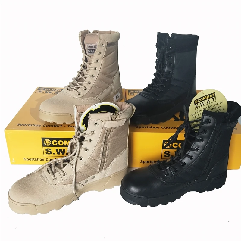 

Wholesale Stock Military Boots SWAT Desert Tactical Boots