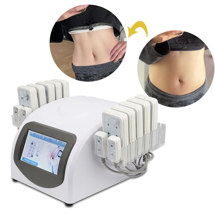 

New Design Lipo Pads Fat Burning Skin Rejuvenation Tightening Laser Machine Body Slimming Machine Lipo Laser Slimming Machine