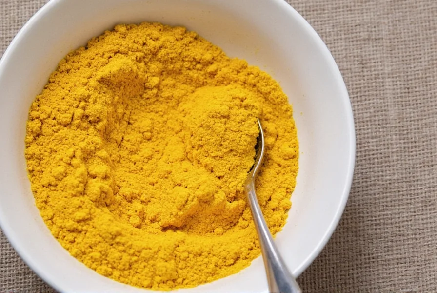 Bowl of homemade chicken curry powder