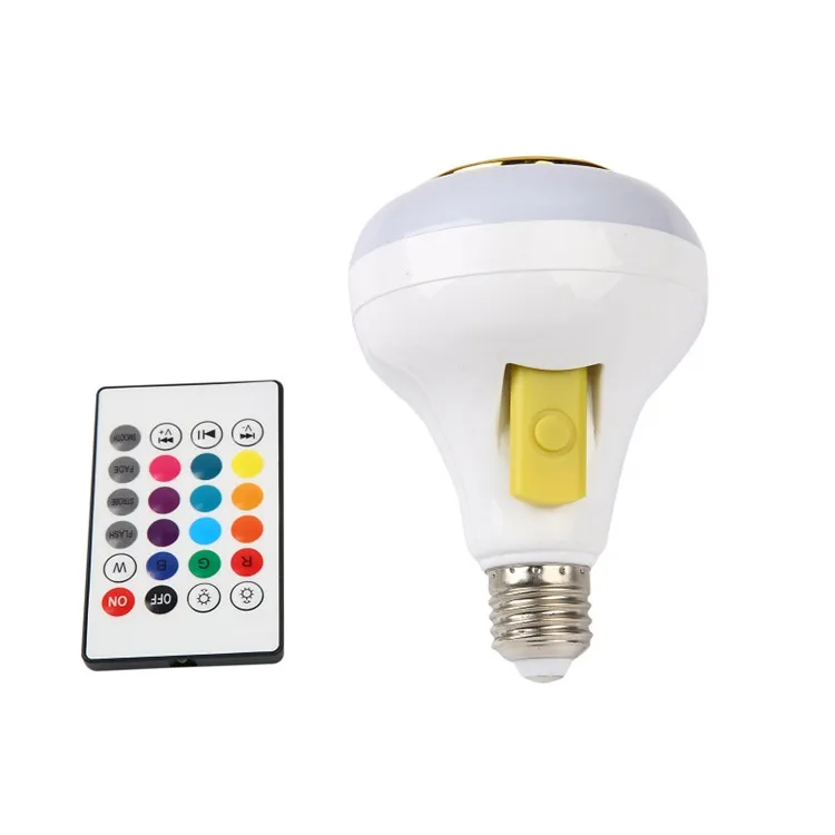 New design wireless bluetooth speaker rgb bulb e27 led lamp smart led usb music bulb