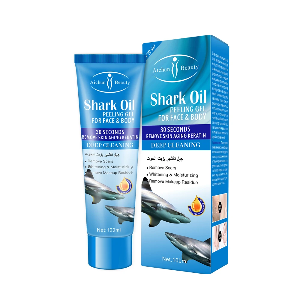 

In stock best quality gentle cleanser Face and Body peeling gel for women