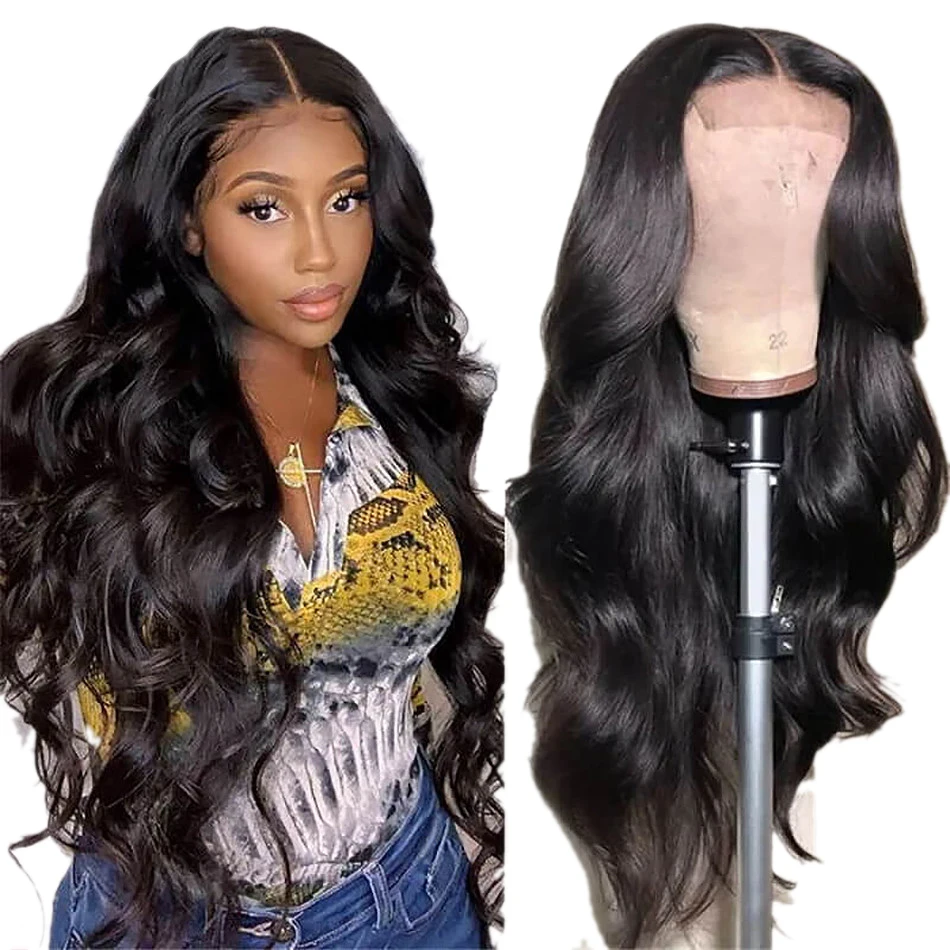 

Unprocessed Brazilian Human Hair Full Lace Wig OEM Vendors Water Wave Virgin Cuticle Aligned Full Swiss Lace 100% Human Hair Wig