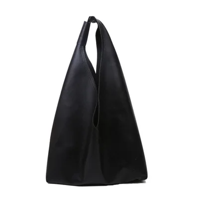 

Large Capacity New Soft Minority Design Simple And Fashionable PU Ladies Tote Bag, 3colors