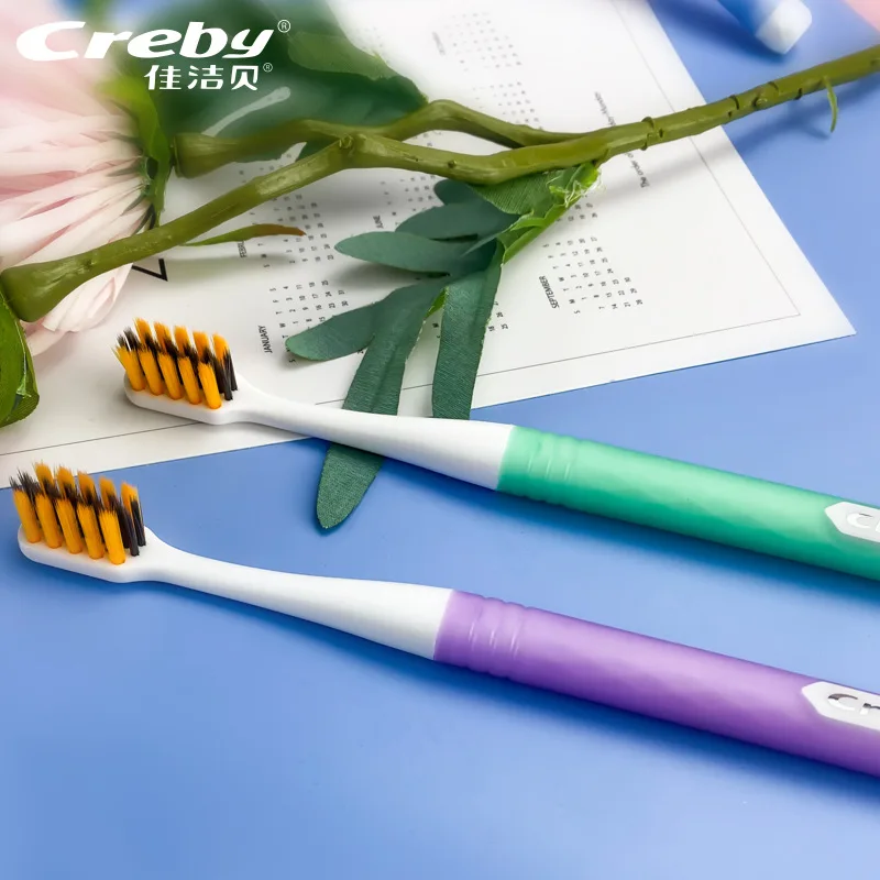 
Supplier low cost private label adult natural oral orthodontic toothbrush 