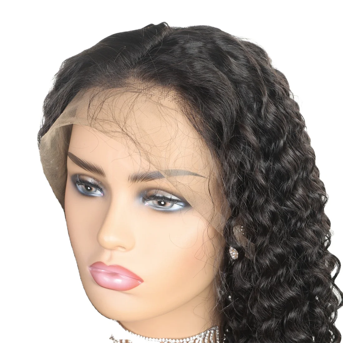 

Braided laces Kinky Curly wigs vendors a half set hairpiece for women