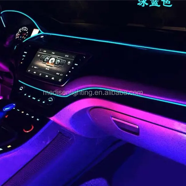 USB DIY 3MM atmosphere led  car interior decoration  side glow fiber  for dashboard