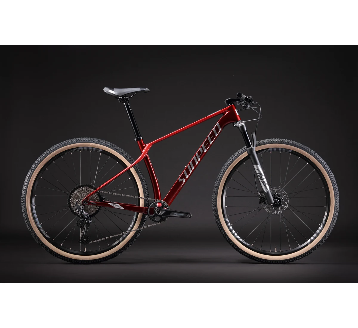 

2021 ROCK-- PLATINUM 29" Carbon Mountain Bike DEORE SL-M6100 12 SPD Bicycle