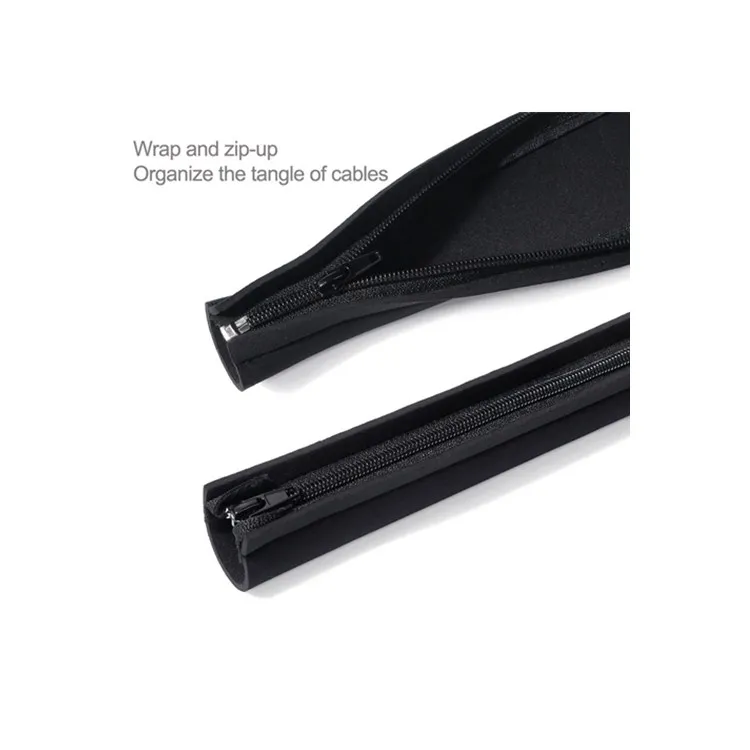 
Flexible neoprene cable management sleeve cable sleeve wrap cover organizer 