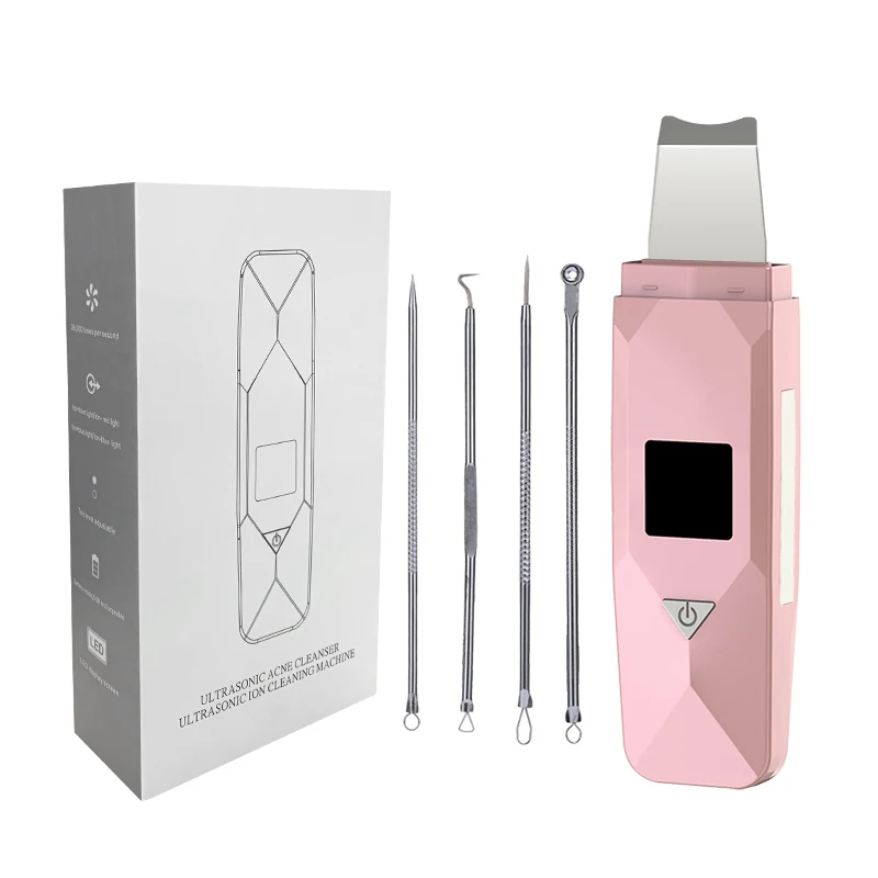 

Lady Use Portable Facial Cleaner Ultrasonic Dead Skin Scrubber For Face Proveedor De Cuidado Facial silicone skin scrubber