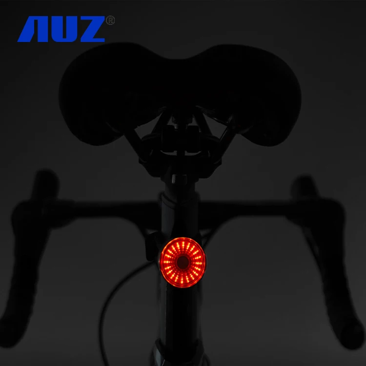 

AUZ taillight bike brake light USB Rechargeable 6 Modes Safety Warning Road Bike LED Tail Bicycle Light