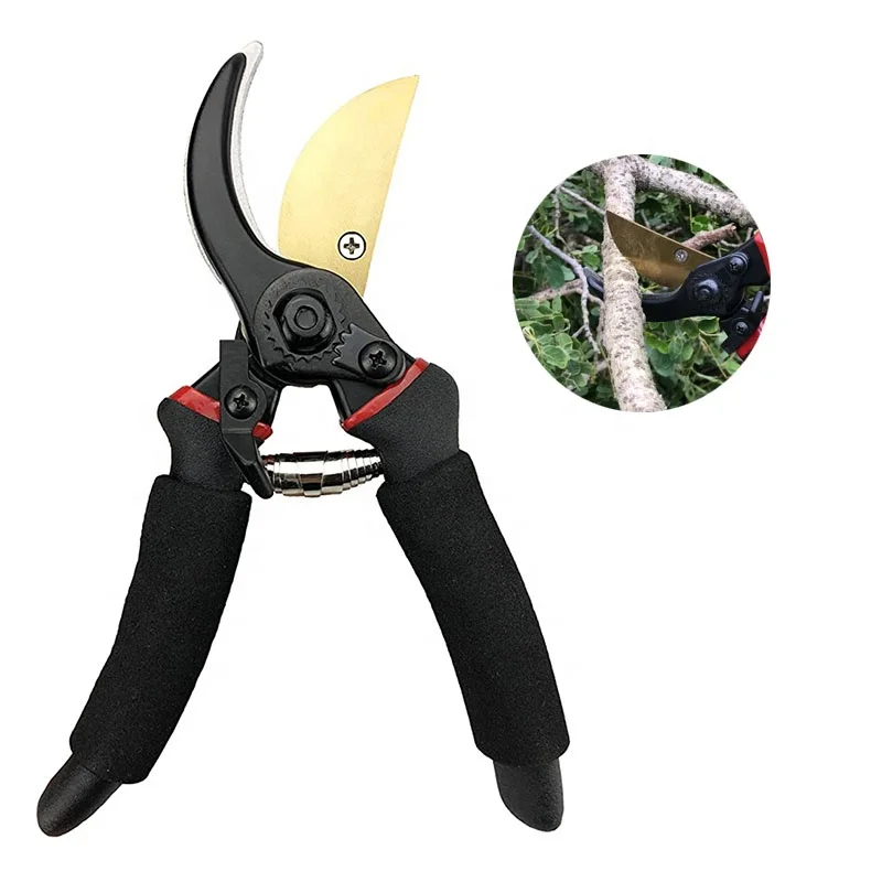 

Japan SK-5 Steel Blade Sharp Bypass Laser Scissors Pruning Shears Garden Tool Garden Shears for Small Hands