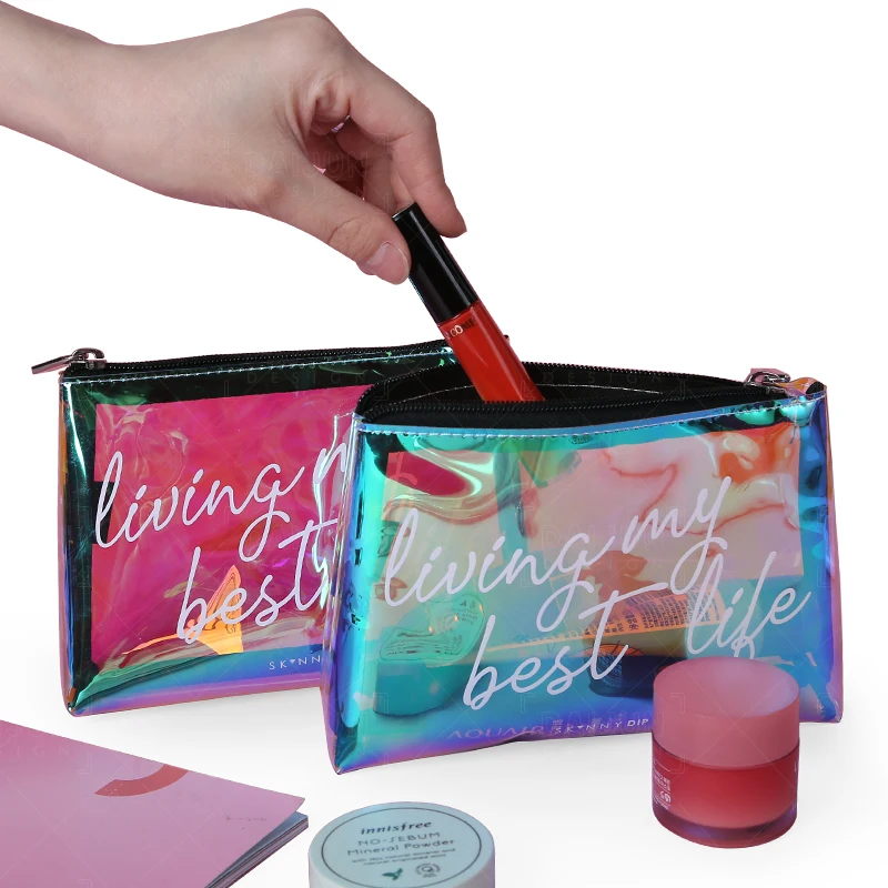 

travel cosmetic bags cases pvc cosmetics pouch waterproof cosmetic bag set Custom, Colorful