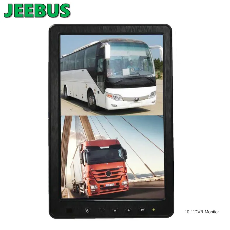 Manufacturer Good Quality Bus Rearview Mirror Electronic Screen 10.1 inch HD Dual Recorder AHD DVR Monitor