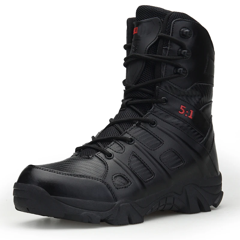 

2021 wholesale price leather black kenya tactical army military boots for men