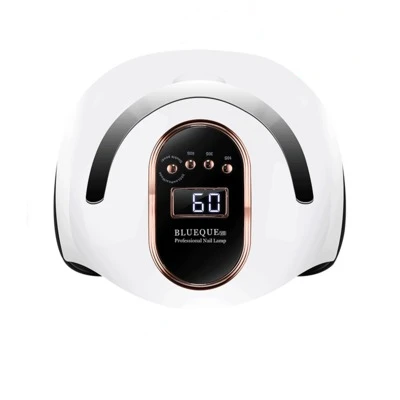 

Super convenient high efficiency drying no black hand electric professional uv led light lamp nail dryer, White