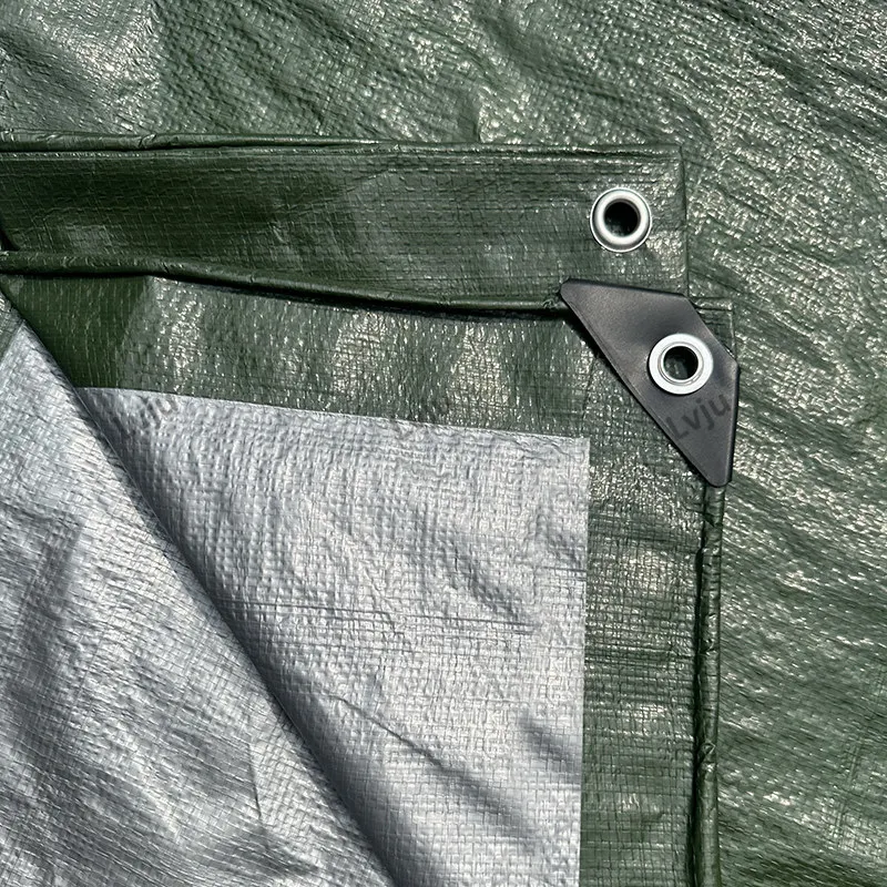 Lvju 10x10ft 3x3m Roofing Tarps Tent Tarpaulin Sheets Outdoor Camping Tarps for Humanitarian Shelter Distribution