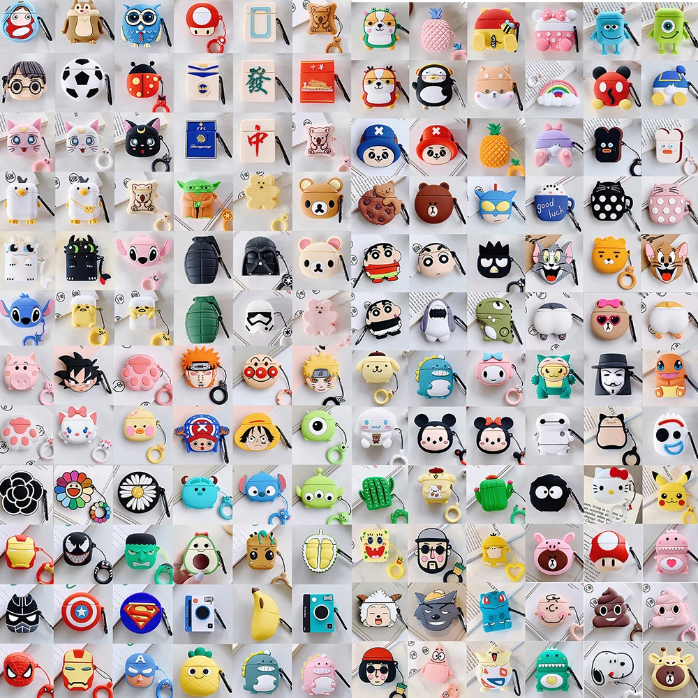 

2021 New Case for Airpod Case Finder, for Airpods 2 Case Cover,Funny Food Case for Airpods Earphones, Pictures