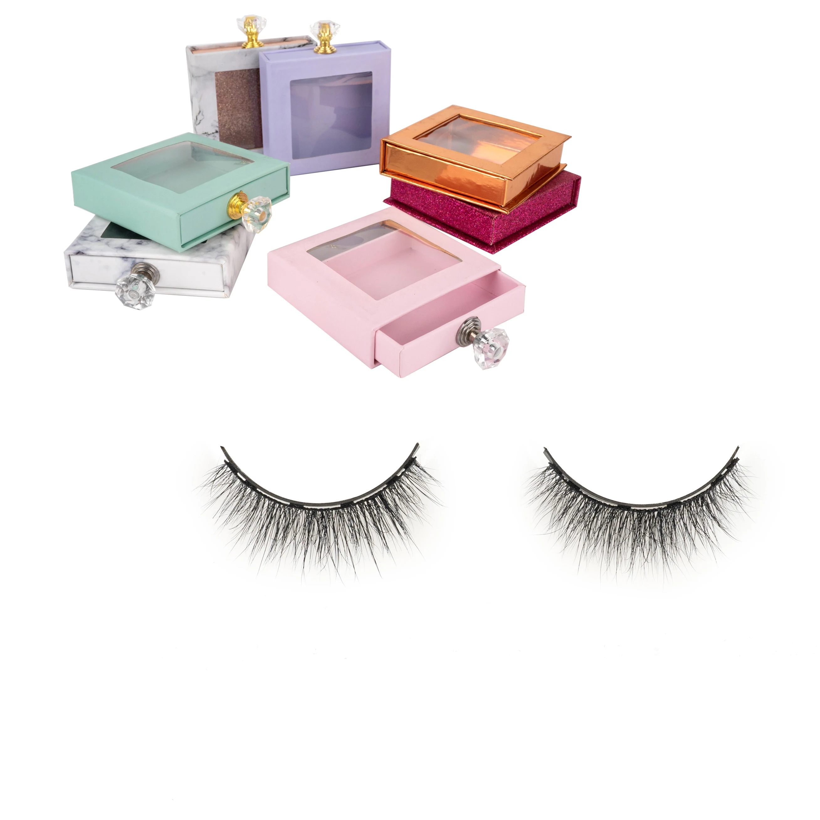 

Magnetic Mink False Eyelash Mink Magnetic Eyelashes with Eyeliner Set Custom Magnetic Liner Lashes