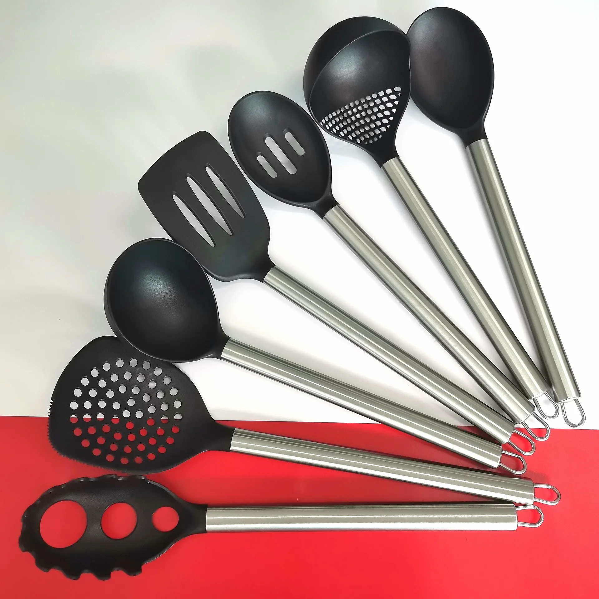 

Best price 7 pcs nylon kitchen accessories cookware sets kichen tools, Picture