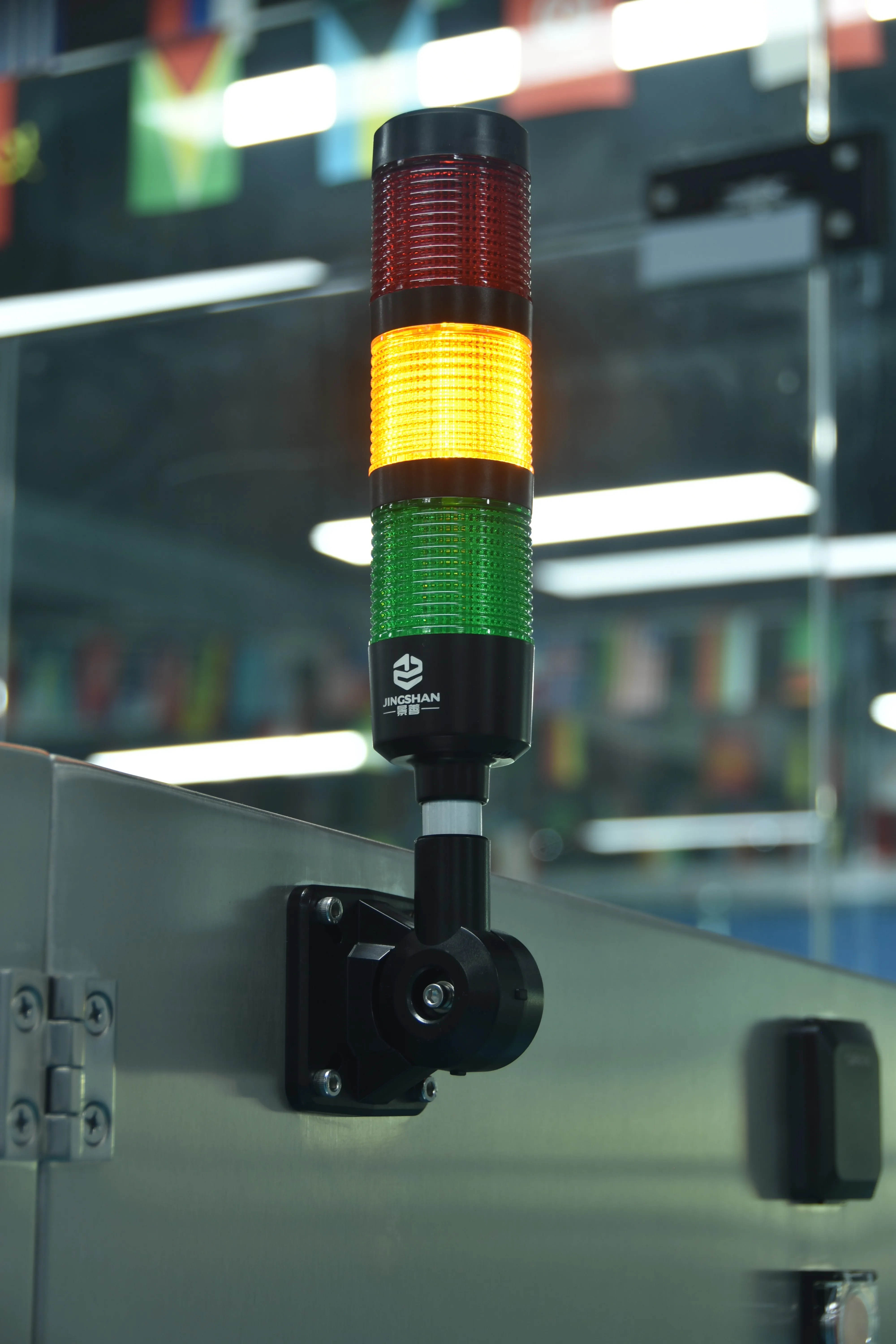 Three-color signal tower light